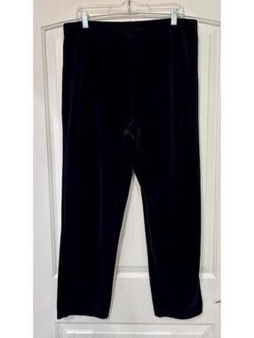✨ Quacker Factory Velvet Straight Leg Pants L — GUC Timeless
